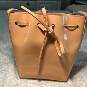 Beige Mansur Gaveiel bucket bag Used Condition
